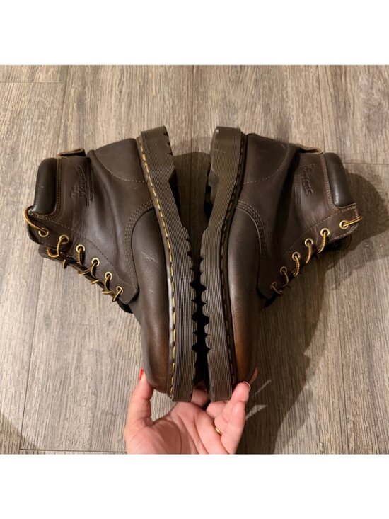 Dr. Martens 939 Ben Crazy Horse Brown Leather Combat Men’s Boots UK 10 US 11 Vtg main image 10